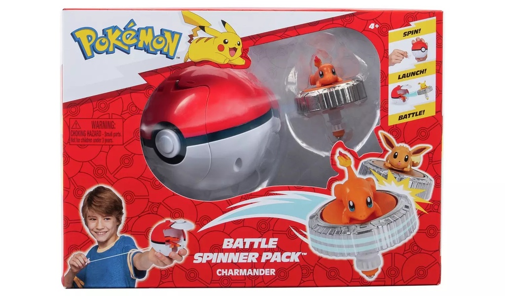 POKEMON BATTLE SPINNER 1PACK 4ASST