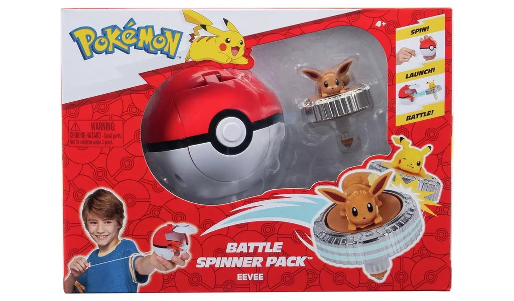 POKEMON BATTLE SPINNER 1PACK 4ASST