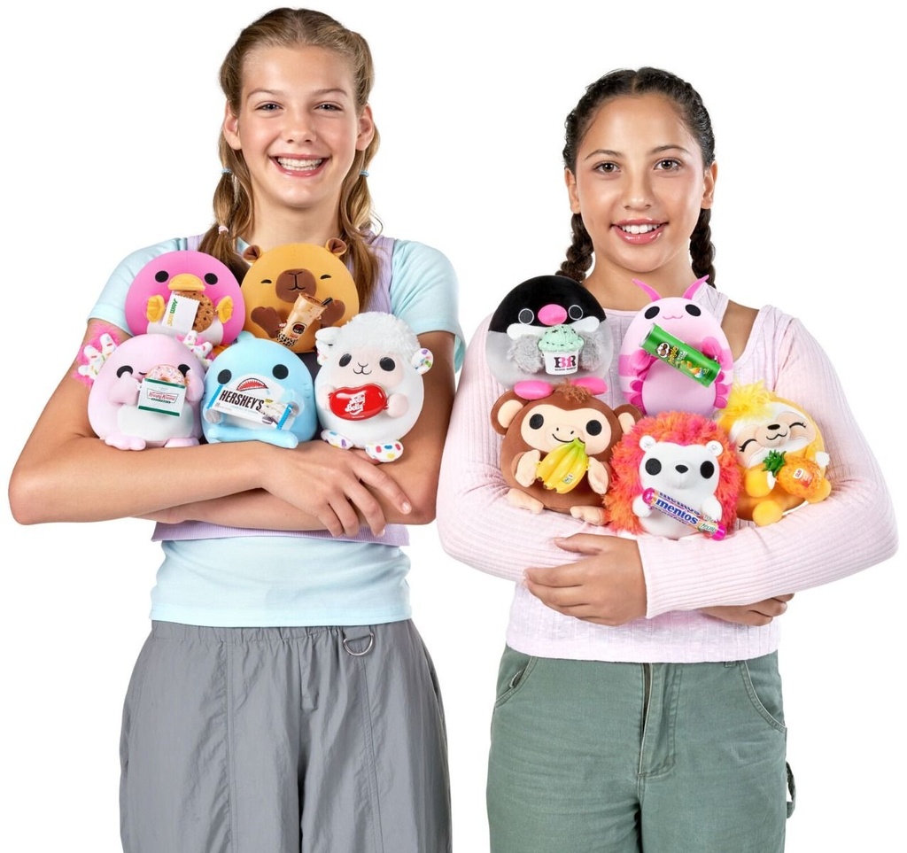 SNACKLES Capsule - SERIES 1 PLUSH SMALL 115mm,12pcs/Gravity PDQ,24pcs/CTN