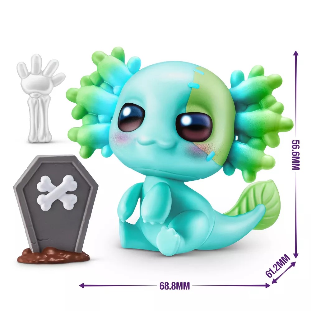 S001-5 SURPRISE-A-LOT-A AXOLOTLS-SERIES 1-CAPSULE,13PCS/Gravity PDQ/PDQ, 52PCS/4PDQ/CTN
