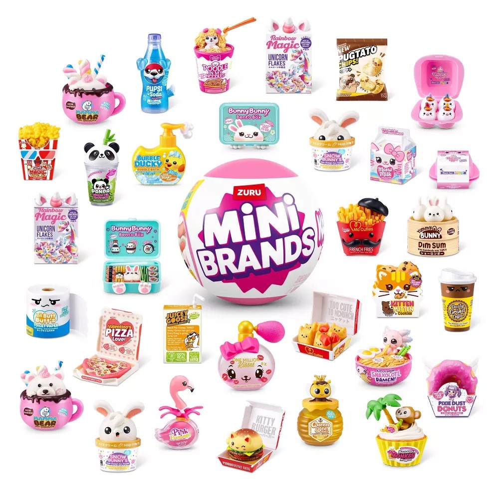 S002-MINI BRANDS-KAWAII MINI BRANDS-SERIES 1-CAPSULE-SIDEKICK WITH BASE-W/O TV ,60pcs/Sidekick,60pcs/Sidekick/CTN