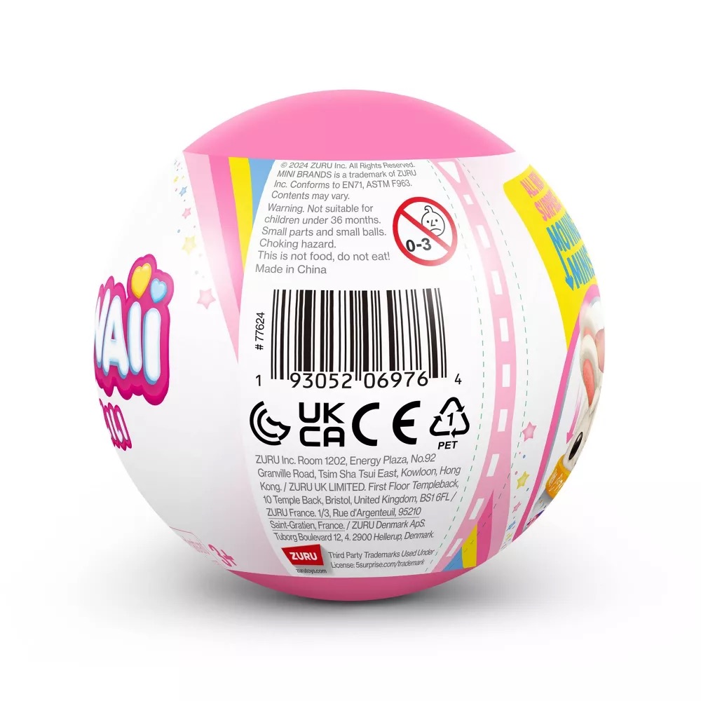 S002-MINI BRANDS-KAWAII MINI BRANDS-SERIES 1-CAPSULE-SIDEKICK WITH BASE-W/O TV ,60pcs/Sidekick,60pcs/Sidekick/CTN