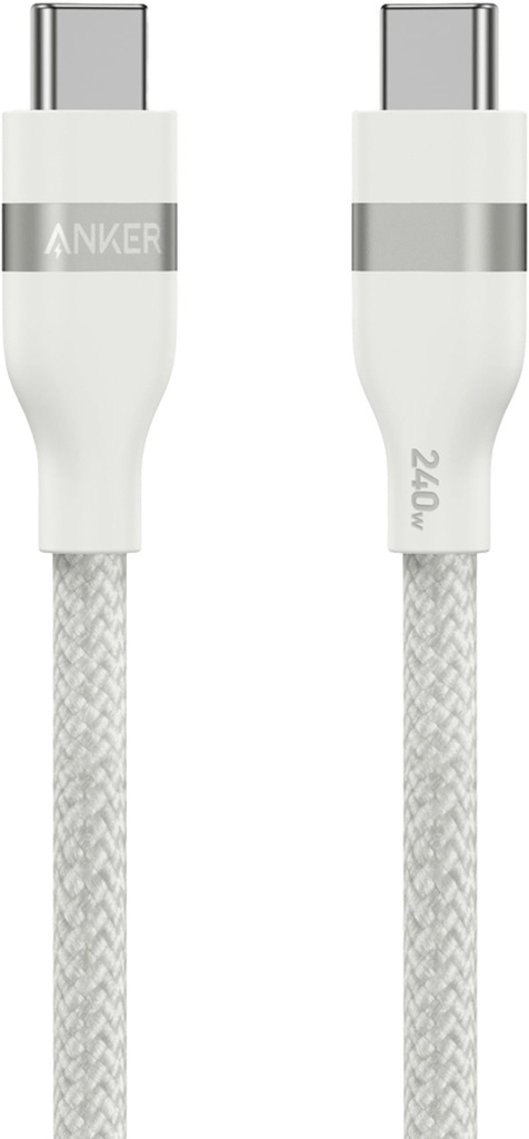 Anker A82E2H21 Usb-C To Usb-C Cable (3Ft, 240W, Upcycled-Braided) B2B - Un (Excluded Cn, Europe)