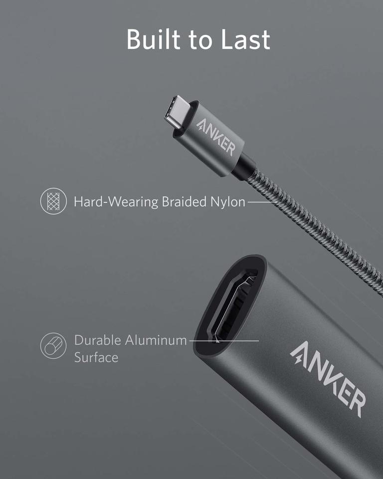 Anker A8312Ha1 Usb-C To Hdmi B2B - Un (Excluded Cn, Europe) Gray Iteration 1