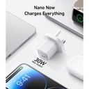 Anker 511 Charger (Nano 3, 30W) B2B - Sa/Kw/Ae/Sg/My/Hk White Iteration 1 A2147K21
