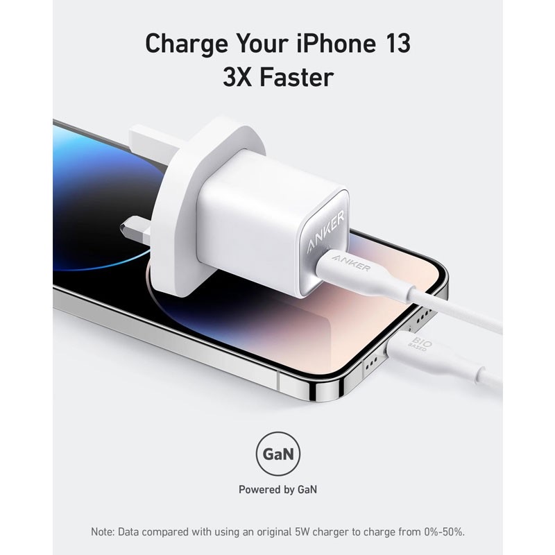 Anker 511 Charger (Nano 3, 30W) B2B - Sa/Kw/Ae/Sg/My/Hk White Iteration 1 A2147K21