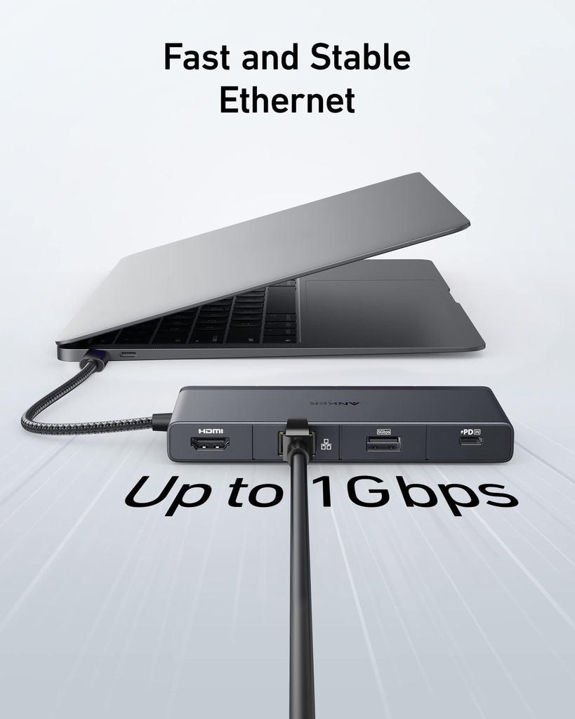 Anker 552 Usb-C Hub (9-In-1, 4K Hdmi) B2B - Un (Excluded Cn, Europe) Black Iteration 1