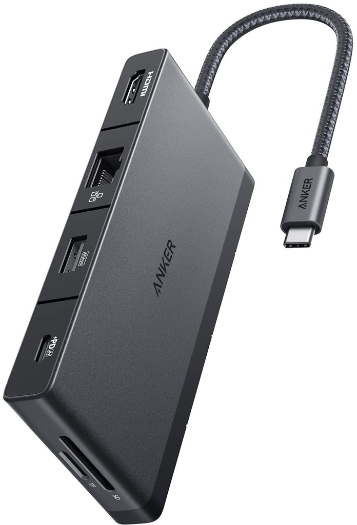 Anker 552 Usb-C Hub (9-In-1, 4K Hdmi) B2B - Un (Excluded Cn, Europe) Black Iteration 1