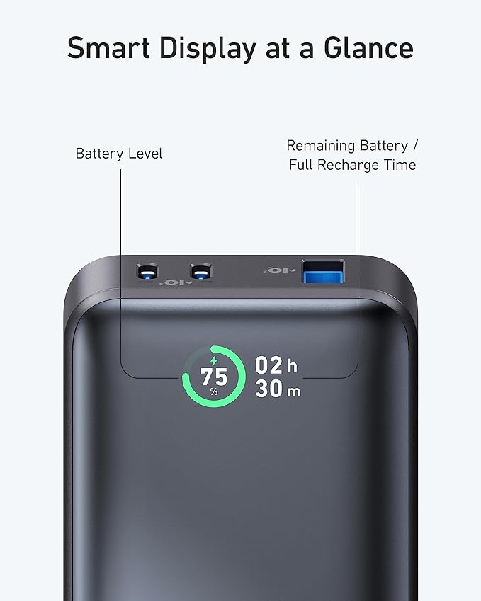 Anker A1256H11 533 Power Bank  - Un (Excluded Cn, Europe) Black Iteration 1