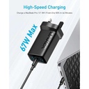 Anker A2674K11 336 Charger (67W) B2B - Sa/Kw/Ae/Sg/My/Hk Black Iteration 1