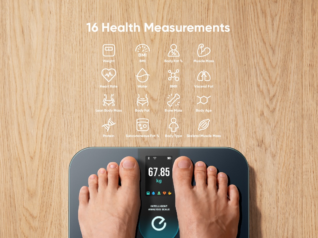 Anker T9150K11 Eufy Smart Scale P3 B2B - Sa/Kw/Ae/Sg/My/Hk Black Iteration 1