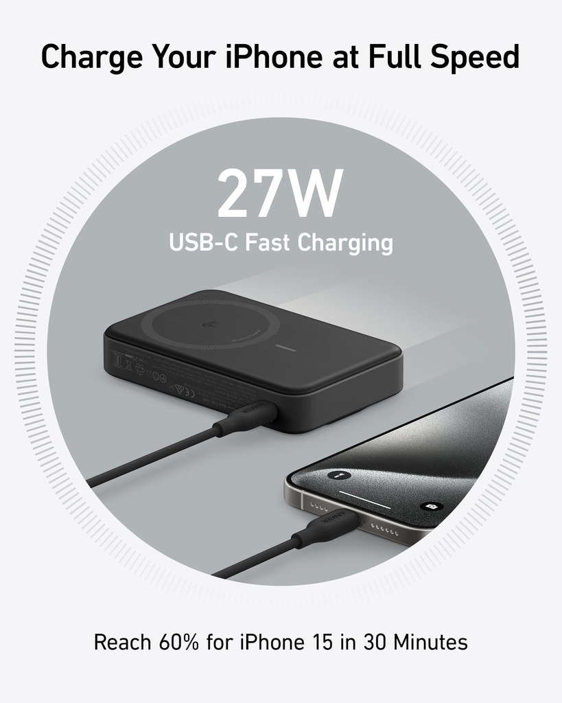 Anker A1654H11 Maggo Power Bank (10K) B2B - Un (Excluded Cn, Europe) Black Iteration 1