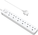 Anker A91F3K21 Power Strip (6-In-1) B2B - Sa/Kw/Ae/Sg/My/Hk White Iteration 1