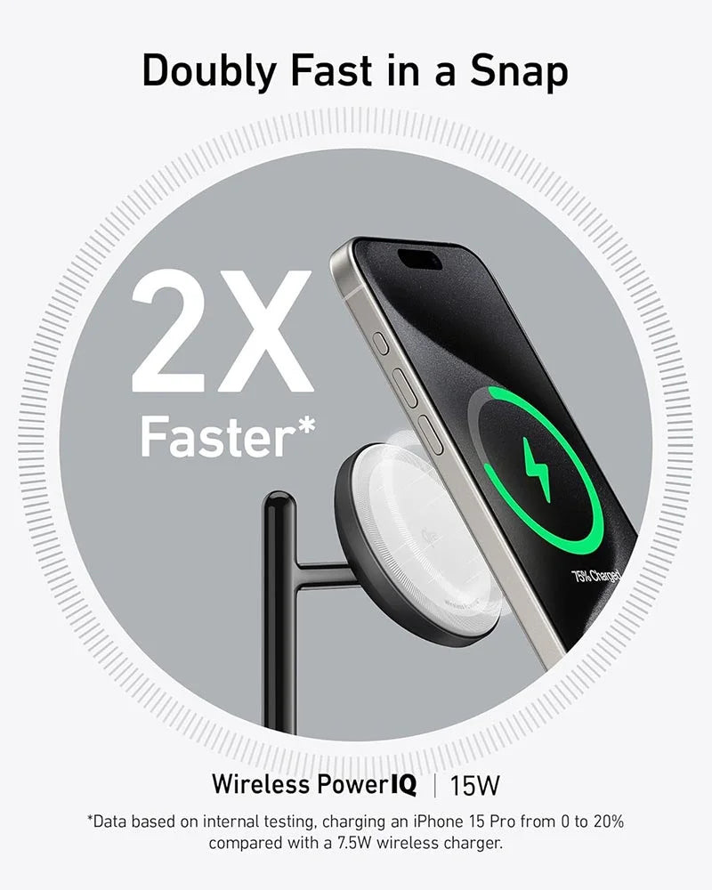 Anker B25M3V11 Bundle Of 3 In 1 Mpp Qi2 With Uk Charger-Pillar Shape
