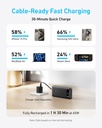Anker A1383H11 Power Bank (20K, 87W, Built-In Usb-C Cable) B2B - Un (Excluded Cn, Europe) Black Ite