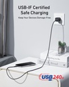 Anker A82E2H11 Usb-C To Usb-C Cable (3Ft, 240W, Upcycled-Braided) B2B - Un (Excluded Cn, Euro