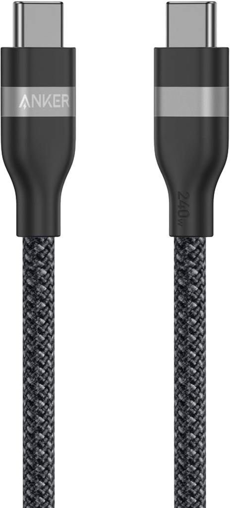 Anker A82E2H11 Usb-C To Usb-C Cable (3Ft, 240W, Upcycled-Braided) B2B - Un (Excluded Cn, Euro