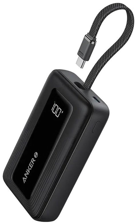 Anker A1689H11 Power Bank (20K, 30W, Built-In Usb-C Cable) B2B - Un (Excluded Cn, Europe) Bl