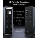 Anker A83B62A1 Prime Charging Docking Station (14-In-1, Dual Display, 160W) B2C - Uk Gray I