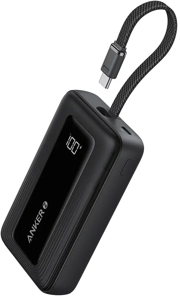 Anker A1688H11 Power Bank (10K, 30W, Built-In Usb-C Cable) B2B - Un (Excluded Cn, Eu