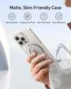 Anker A90H1H0A Maggo Magnetic Case With Stand 360 Ring Stand, Clear A