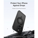 Anker A90H1H0C Maggo Magnetic Case With Stand 360 Ring Stand, Clear C