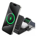 Anker B2557212 Maggo Wireless Charging Station (15W, Foldable 3-In-1) Black 2