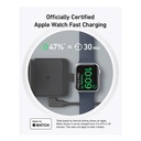 Anker B2557212 Maggo Wireless Charging Station (15W, Foldable 3-In-1) Black 2