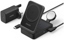 Anker B2557212 Maggo Wireless Charging Station (15W, Foldable 3-In-1) Black 2