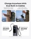 Anker A1695H11 Zolo Power Bank (25K, 165W, Built-In Usb-C And Retractable Cable)