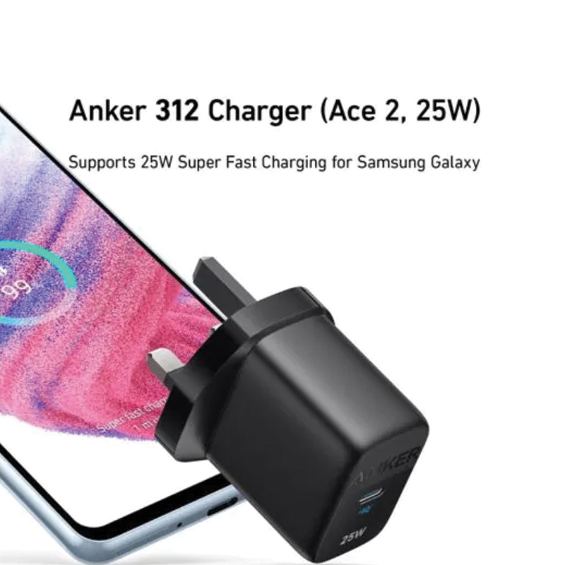 Anker A2656K11 25W Usb-C Charger B2B - Sa/Kw/Ae/Sg/My/Hk Black Iteration 1