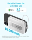 Anker A1685H11 Power Bank (10K, Magnetic, Built-In Usb-C Cable)
