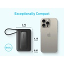 Anker A1685H11 Power Bank (10K, Magnetic, Built-In Usb-C Cable)