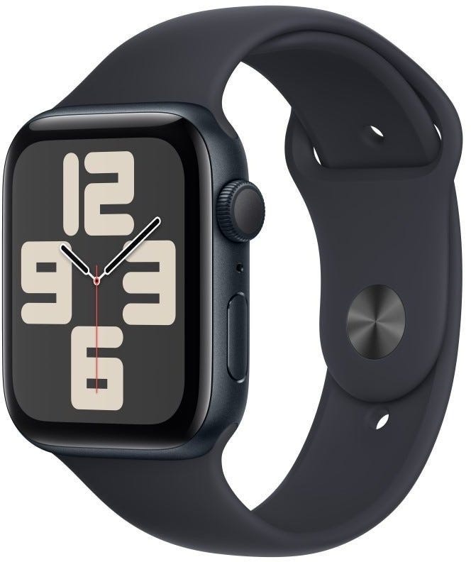 Apple Watch SE-2024- GPS 44mm Midnight Aluminium Case with Midnight Sport Band - M/L 