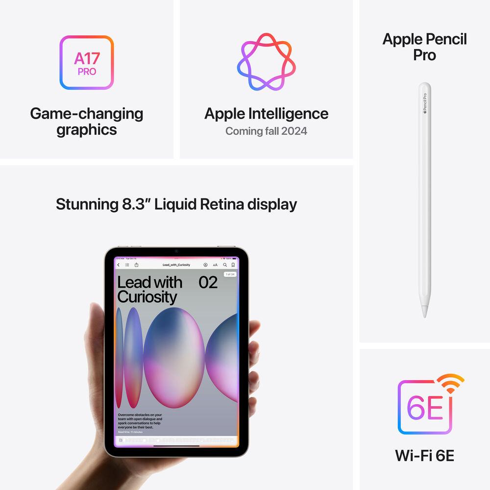 Apple iPad mini-2024- Wi-Fi 256GB - Purple