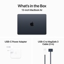Apple 13-inch MacBook Air M3 chip with 8-core CPU and 10-core GPU, 24GB, 512GB SSD Midnight