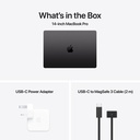 Apple 14-inch MacBook Pro M4 chip with 10 core CPU and 10 core GPU, 24GB, 1TB SSD Space Black