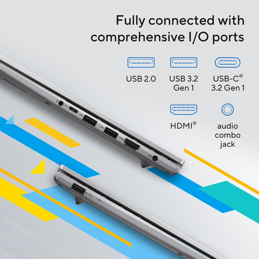 ASUS Vivobook 15,X1504VA-NJ123W,Intel® Core™ i5-1335U Processor,DDR4 8GB,512GB SSD,Intel® UHD Graphics,15.6-inch FHD (1920 x 1080) 16:9 ,Quiet Blue