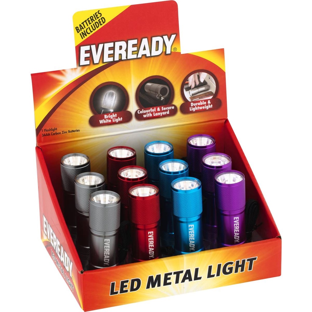 Eveready 3 Led Metal Torch