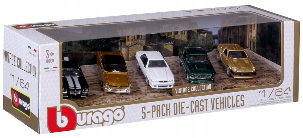 1:64 Bburago 5-PK