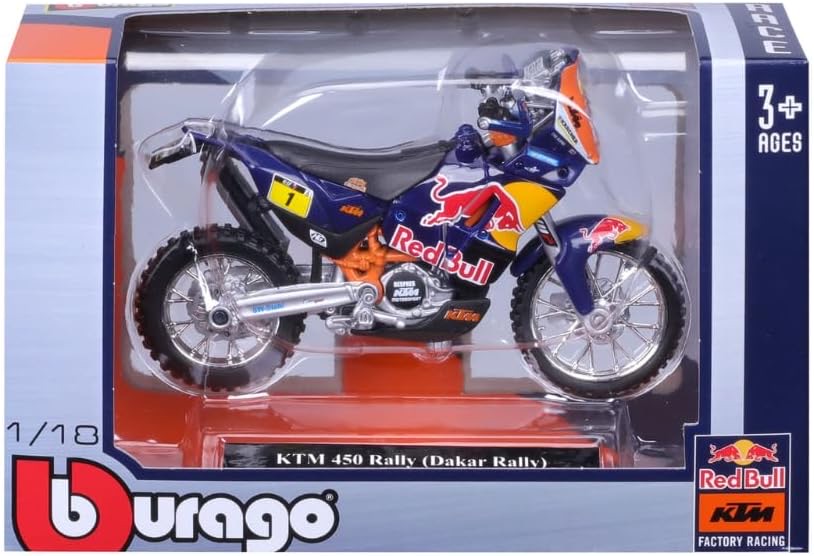 BB 18-51073 1/18 RED BULL KTM MOTORCYCLE 12 PCS / DISP 47551073