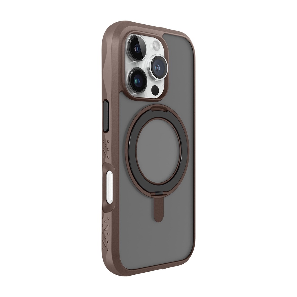 LAUT Crystal Matter for iPhone 16 Pro Max - Earth Brown