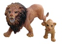 2 pcs lion in open touch box