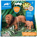 2 pcs lion in open touch box