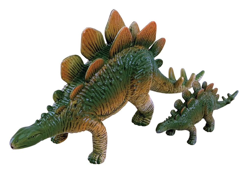 2 pcs Triceratops in open touch box