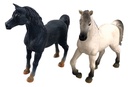 2 pcs horses in open touch box