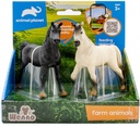 2 pcs horses in open touch box