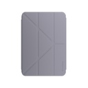 SWITCHEASY ORIGAMI NUDE FOLDING FOLIO CLEAR HARDBACK CASE WITH PENCIL HOLDER FOR 2021 IPAD MINI 8.3" - ALASKAN BLUE