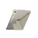SWITCHEASY ORIGAMI NUDE FOLDING FOLIO CLEAR HARDBACK CASE WITH PENCIL HOLDER FOR 2021 IPAD MINI 8.3" - ALASKAN BLUE