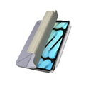 SWITCHEASY ORIGAMI NUDE FOLDING FOLIO CLEAR HARDBACK CASE WITH PENCIL HOLDER FOR 2021 IPAD MINI 8.3" - ALASKAN BLUE